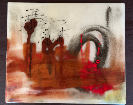 Industry &ndash; Kilnformed Glass (34 x 40 cm)